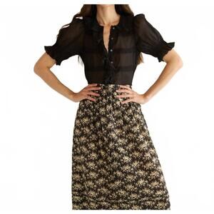 NEW DÔEN balsam top in black